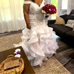 Beautiful wedding gown